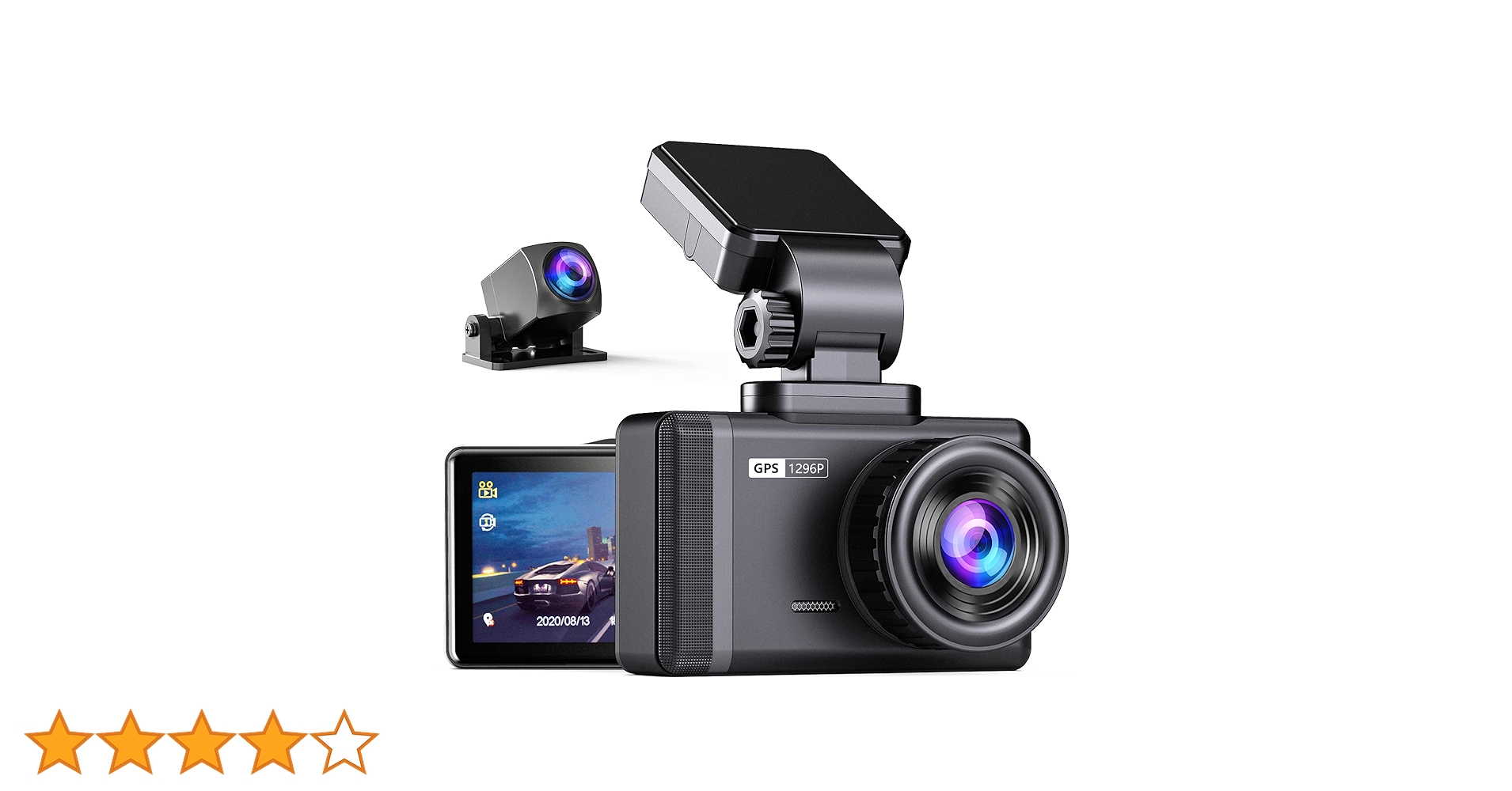 Amazon.co.jp: Changer F3S ドライブレコーダー 前後カメラ 小型